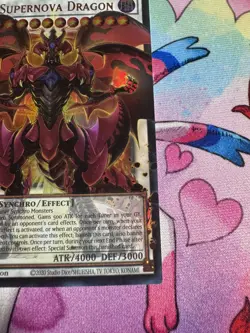 Yugioh! Red Supernova Dragon BLGG-EN139 [Extended Art] UR Glorious Gallery NM - Image 5