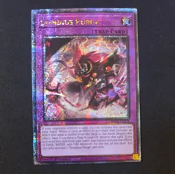 Yugioh Dominus Purge Quarter Century Secret Rare INFO-EN078 1st Ed QCSR - Image 1