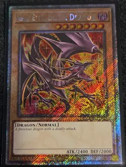 Yugioh Red-Eyes Black Dragon RA04-EN109 Platinum Secret Rare 1st Edition NM - Image 1