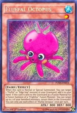 Yugioh - Fluffal Octopus (Secret Rare) (1st Edition) - FUEN-EN014 (P) - Image 1