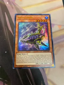 YUGIOH - ABYSS SHARK - LED9 - ULTRA RARE - 1ST ED - NM - Image 1