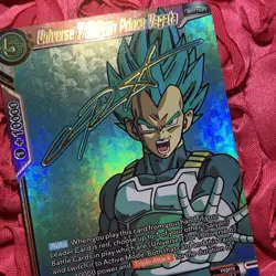Vegeta Dragon Ball Z SEVEN Waifu Anime Holo Girl ACG Card - Image 5