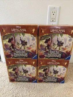Disney Lorcana: Wilds Unknown Illumineer's Trove Box Brand New Sealed - Image 1