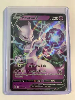 Mewtwo V 030/070 Ultra Rare Holo Pokemon Go: Sword Shield Pokemon Cards NM TCG - Image 1