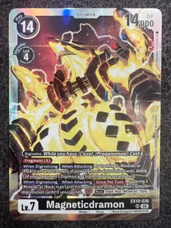 Digimon Card Game Magneticdramon EX10-036 Super Rare Sinister Order NM - Image 1
