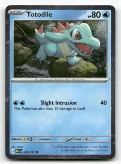 Totodile (Cosmos Holo) 041/217 Miscellaneous Cards & Products Pokemon NM Common - Image 1