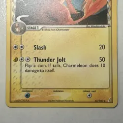 Pokemon EX CRYSTAL GUARDIANS Charmander 49/100 Charmeleon 30/100 PAIR LP-MP Card - Image 5