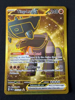 TING-LU EX 275/193 NM HYPER RARE GOLD PALDEA EVOLVED POKEMON 2023 - Image 1