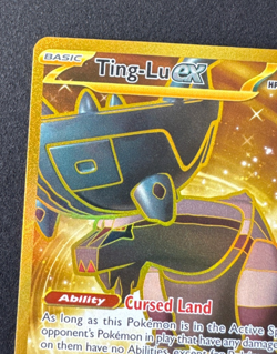 TING-LU EX 275/193 NM HYPER RARE GOLD PALDEA EVOLVED POKEMON 2023 - Image 5