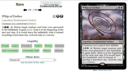 Whip of Erebos - Theros - 2013 - Magic The Gathering - Free Bonus Card Included - Image 1