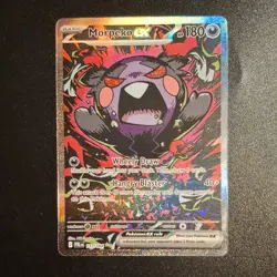 Morpeko Ex 117/084 Pitch Black Ultra Rare Holo English Pokemon Card - Image 1