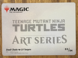 MTG Teenage Mutant Ninja Turtles Art Card, Food Chain 33/54 - Image 2