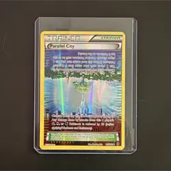 Pokemon TCG Parallel City Trainer Stadium Holo Card BREAKthrough 145/162 English - Image 1