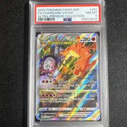 Pokemon TCG Charizard VSTAR PSA 8 Full Art Holo Promo SWSH262 Card - Image 1