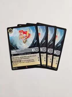 Ariel Sonic Warrior 195/204 Playset 4 cards - Fabled Lorcana - Image 1