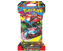 Pokemon Mega Evolution Base Set Sleeved Booster Pack - Image 1