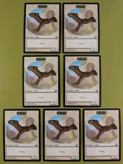 7 Bird Token Return to Ravnica Magic the Gathering MTG 7 - Image 1