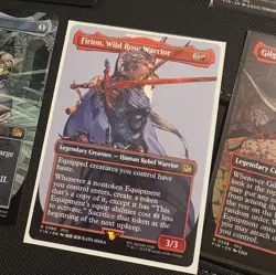 MTG Final Fantasy: Borderless Rare Lot x 8: Stiltzkin, gigamesh, Excalibur II, + - Image 4