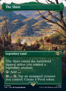 The Shire: MtG Magic the Gathering Tales of Middle-Earth BORDERLESS - Image 1