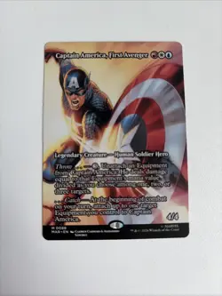 Captain America, First Avenger (Borderless) Marvel Universe Eternal-Legal... - Image 1