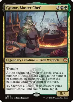 x1 Gyome, Master Chef M MTG Commander: Secrets of Strixhaven M/NM, English - Image 1