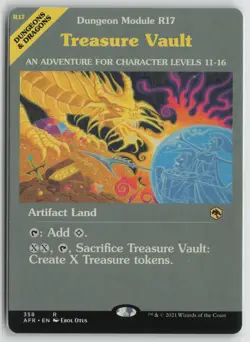 Treasure Vault (Dungeon Module) LP 358 Adventures in the Forgotten Realms MTG - Image 1