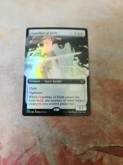 Guardian Of Faith Extended Art FOIL Adventures In The Forgotten Realm MTG NM - Image 1