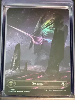 Swamp EOE 264 Magic MTG Foil NM - Image 1