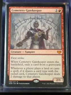 Cemetery Gatekeeper VOW 148 Magic MTG Mythic NM - Image 3