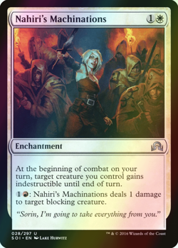 MTG Nahiri's Machinations Foil ** Shadows over Innistrad ** English (NM) - Image 1