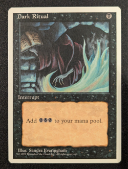 Dark Ritual - 4th Edition - NM - MTG - Magic the Gathering - Black - Image 1