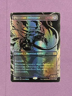 Phyrexian Obliterator - Oil Slick Raised Mythic - ONE 351 - Near Mint - MTG - Image 1