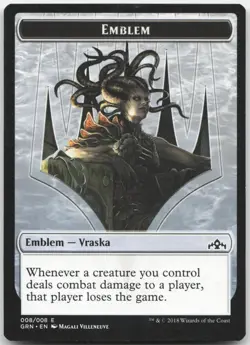 Emblem - Vraska, Golgari Queen - Guilds of Ravnica - Magic: The Gathering - Image 1
