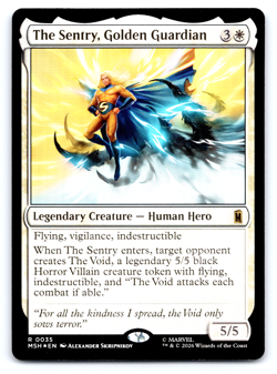 The Sentry, Golden Guardian FOIL - Marvel Super Heroes - MTG - Image 1
