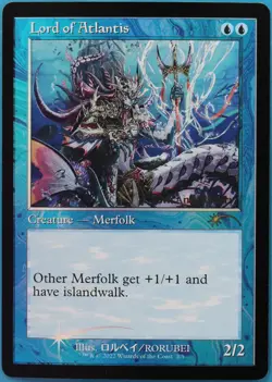 Lord of Atlantis (30th Anniversary History Retro Frame) FOIL Promo NM (520993) - Image 1