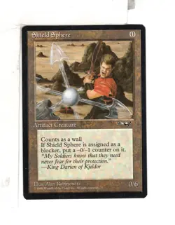 MTG SkeenAB Shield Sphere from Alliances. NM. - Image 1