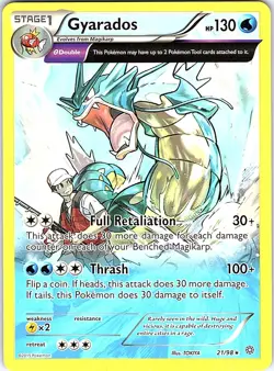 Gyarados 21/98 21/098 Non Holo Rare Deck Exclusives Pokemon Near Mint - Image 1
