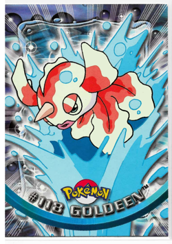 2000 Topps Pokemon TV Animation Edition Series 3 #118 Goldeen - Image 1