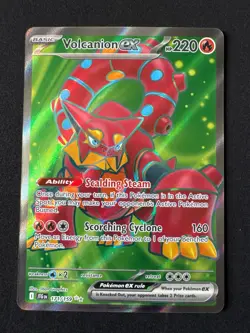 VOLCANION EX 171/159 NM ULTRA RARE JOURNEY TOGETHER POKEMON 2025 - Image 1