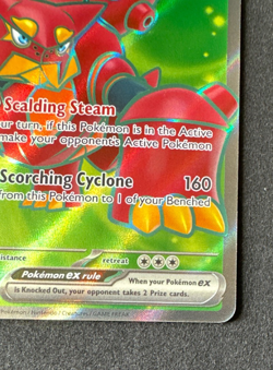 VOLCANION EX 171/159 NM ULTRA RARE JOURNEY TOGETHER POKEMON 2025 - Image 3
