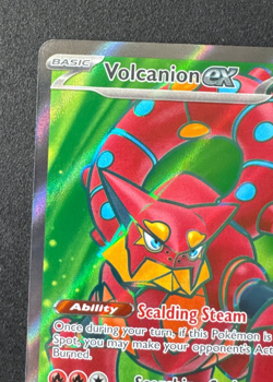 VOLCANION EX 171/159 NM ULTRA RARE JOURNEY TOGETHER POKEMON 2025 - Image 4