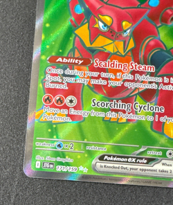 VOLCANION EX 171/159 NM ULTRA RARE JOURNEY TOGETHER POKEMON 2025 - Image 5