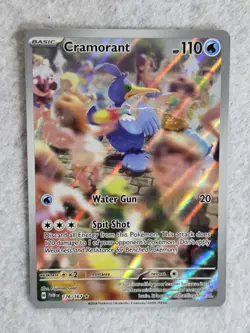 Cramorant NM IR 176/167 Sv06: Twilight Masquerade Pokemon TCG Holo Full Art - Image 1