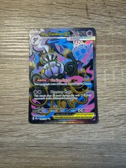 Mega Chandelure ex 099/084 Pitch Black -Holo Ultra Rare Pokemon TCG NM - Image 2
