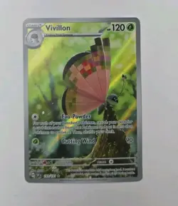 Vivillon 193/191 Illustration Rare - Surging Sparks Pokemon TCG Pack Fresh - NM - Image 1