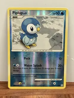 Vintage Pokemon Diamond & Pearl 2007 Piplup Reverse Holo 93/130 NM - Image 1