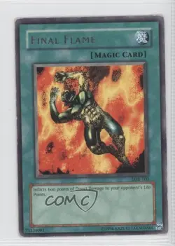 Final Flame (R) YuGiOh Legend of Blue Eyes White Dragon #LOB-100 2002 READ - Image 1