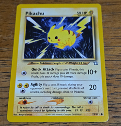 The Pokemon Company Pokemon TCG Pikachu 70/111 Neo Genesis Unlimited Common - Image 1