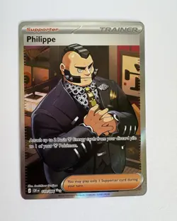 Philippe 110/086 Full Art Holo Ultra Rare Chaos Rising Pokemon TCG English NM - Image 1