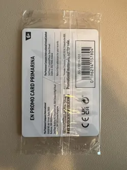Pokemon TCG Primarina 020/084 ‘What’s Your Favorite’ Promo Barnes & Noble SEALED - Image 2
